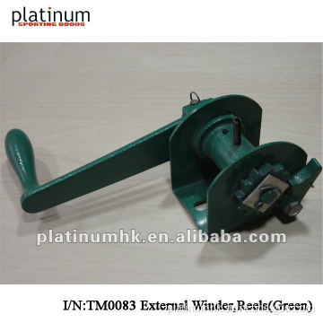External Winder/Tennis Post Reels(TM0083,Platform Steel,Green)